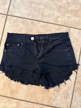 American Eagle Hi-Rise Festival Denim Shorts